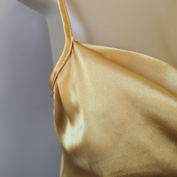 Bebe Satin Midi Cowl Neck Slip Dress - Picture 8 of 11